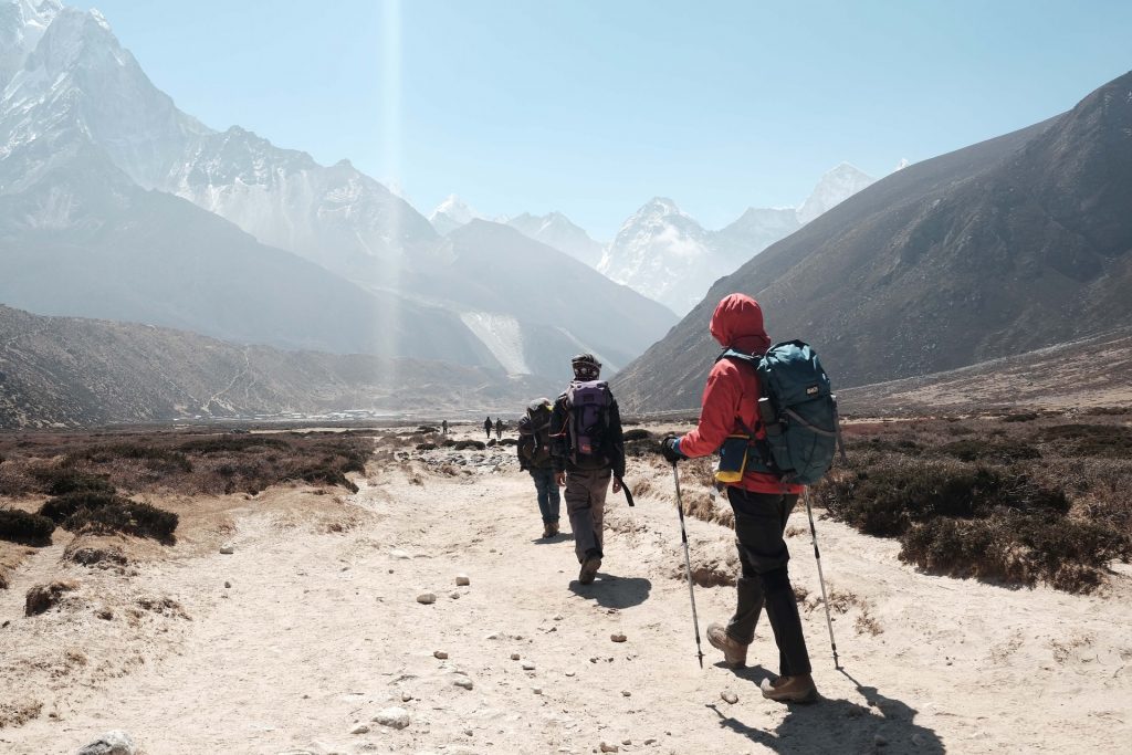 trek en montagne